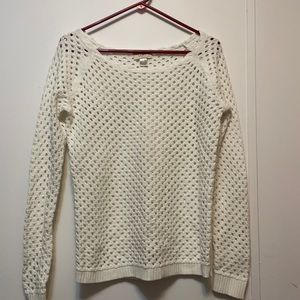 LOFT crochet sweater